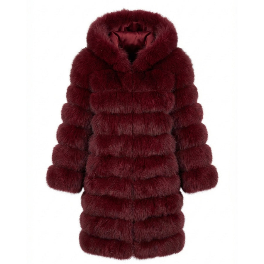 3/4 Fox Fur with Hood