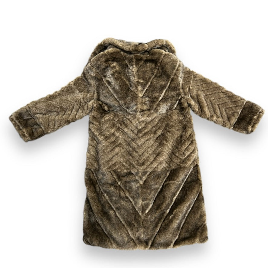 Faux Mink Crystal Parka