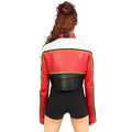 Cropped Leather Moto Jacket
