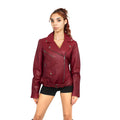 Women Classic Moto Jacket