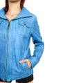 Modern Line Leather Jacket