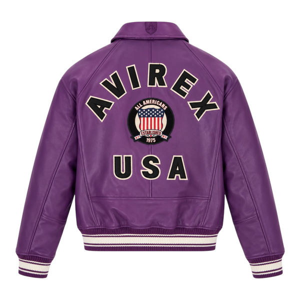 Orchid Icon Leather Jacket