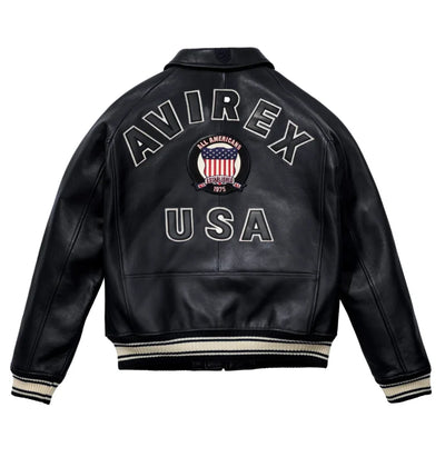 Men's Avirex Icon Leather Jacket 2026