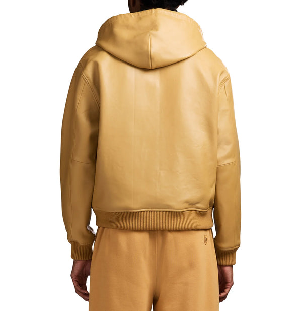 Avirex Leather Hoodie