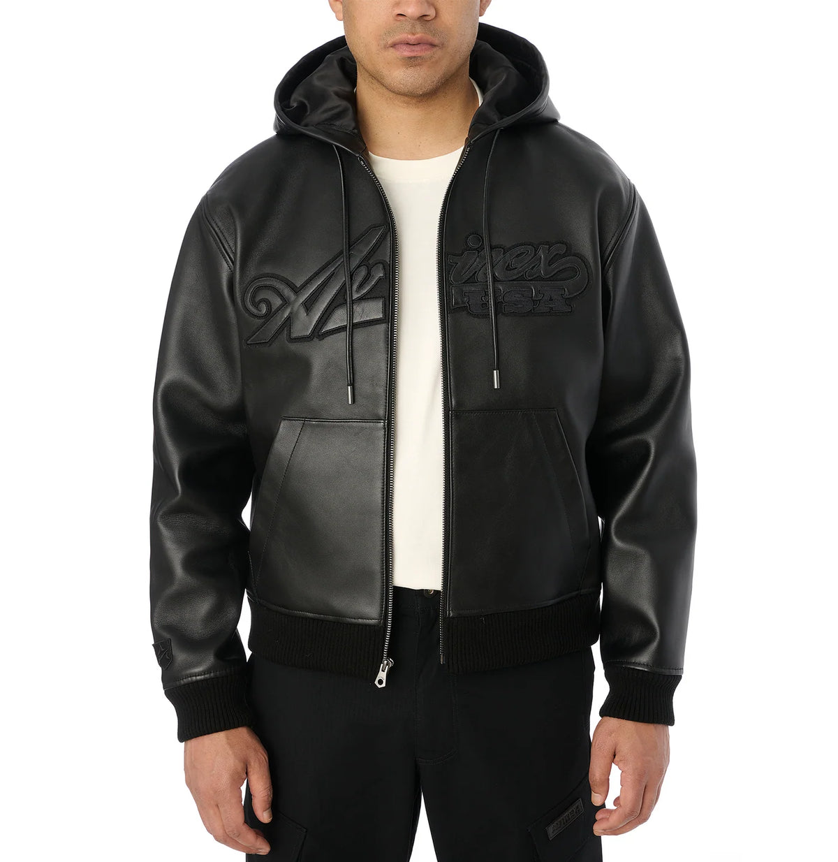 Avirex Leather Hoodie – Daniel's Leather