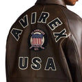 Men's Avirex Icon Leather Jacket 2026