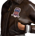 Women's Cropped Avirex Icon Jacket 2026