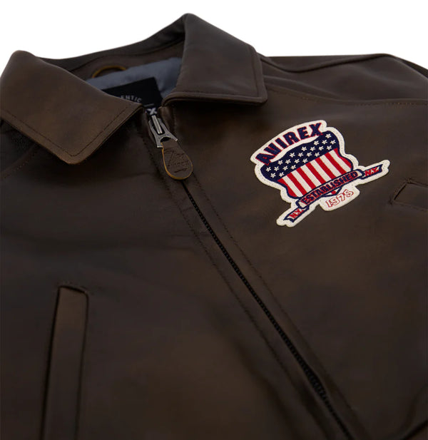 Women's Cropped Avirex Icon Jacket 2026