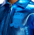 Cropped Metallic Icon Jacket