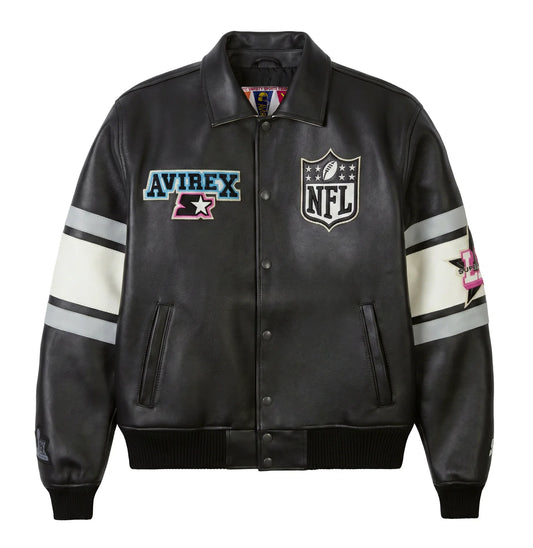 Avirex X Starter Super Bowl LX Leather Jacket
