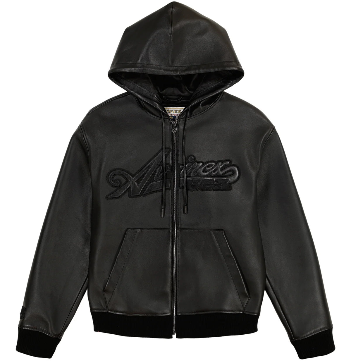 Avirex Leather Hoodie – Daniel's Leather