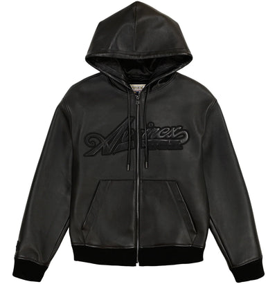 Avirex Leather Hoodie