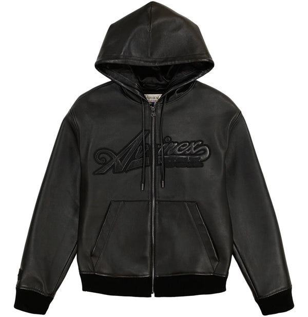 Avirex Leather Hoodie