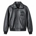 Men's Croc Avirex Icon Leather Jacket 2026 (DLNYC Exclusive)
