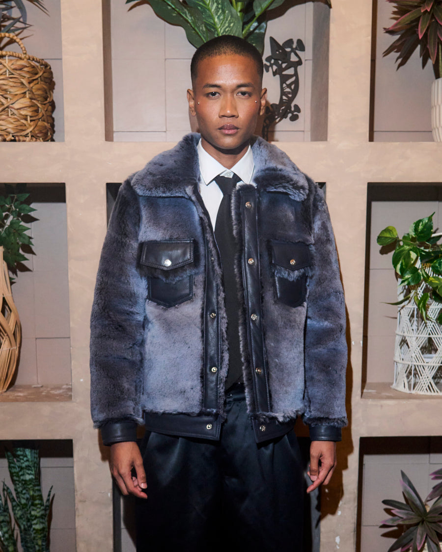 Reversed Trucker Shearling