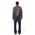 Classic Brown Suede Leather Jacket