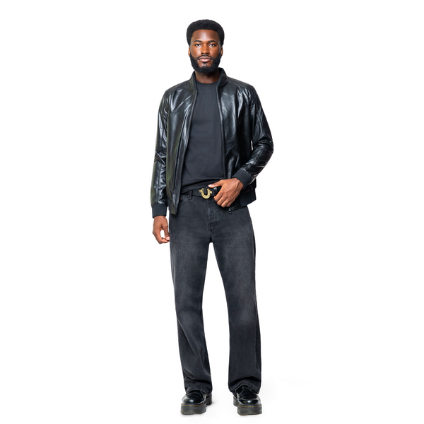 Lambskin Leather Bomber