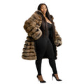3/4 Panel Fox Fur with Collar