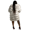 3/4 Fox Fur with Shawl Collar