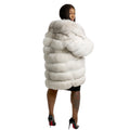 3/4 Fox Fur with Shawl Collar