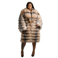 3/4 Panel Fox Fur with Collar