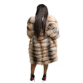 3/4 Panel Fox Fur with Collar