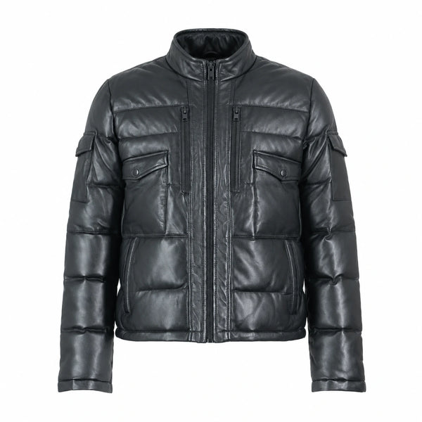 DLNYC Puffer Leather Jacket