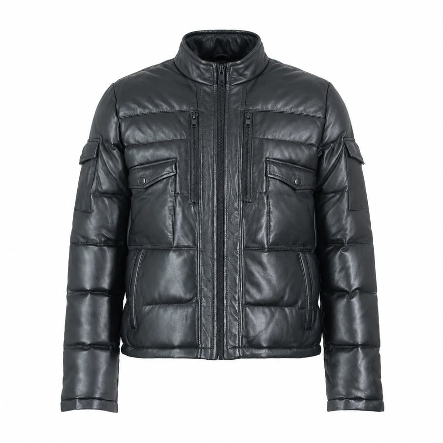 DLNYC Puffer Leather Jacket