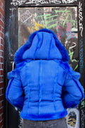 Women's Biker Shearling with Fox Collar