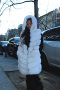 3/4 Fox Vest with Hood
