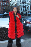 3/4 Fox Vest with Hood