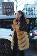 3/4 Fox Vest with Hood