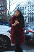 3/4 Fox Vest with Hood