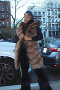 3/4 Fox Vest with Hood