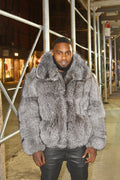 Layered Fox Bomber