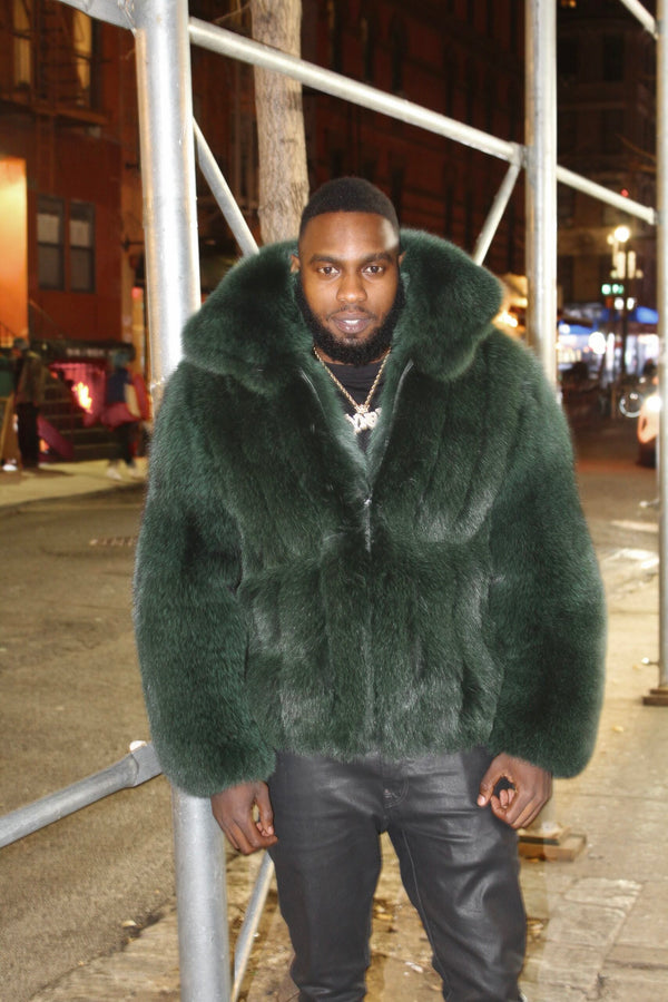 Layered Fox Bomber