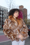 Fox Bolero with Full Collar