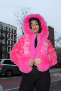Fox Bolero with Hood
