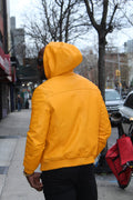 Leather Hoodie