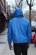 Leather Hoodie