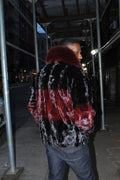 Men's Mink Bomber with Fox Collar