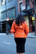 Leather with Mongolian Lamb