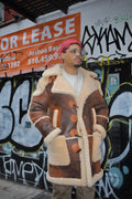 Rustic Brown Carcoat Shearling