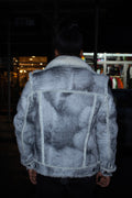 Piped Trucker Shearling