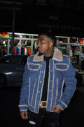 Piped Trucker Shearling