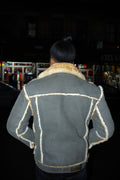 Piped Trucker Shearling