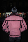 Piped Trucker Shearling