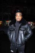 Piped Trucker Shearling