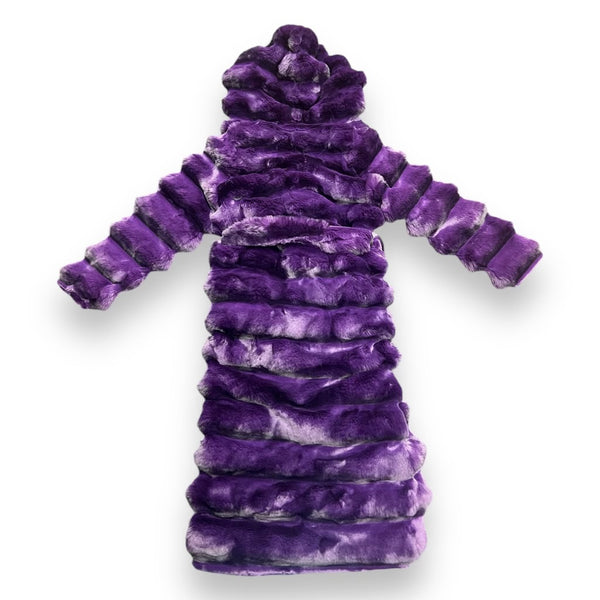 Faux Full Length Chinchilla with Hood