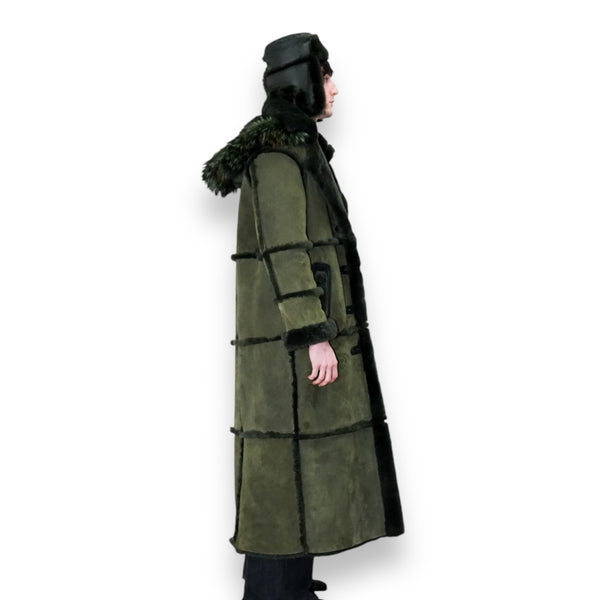 Green Long Shearling